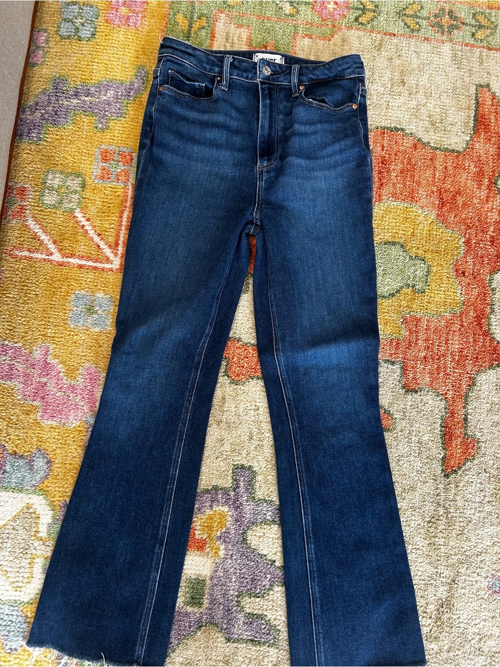 PAIGE Claudine Dark Blue Women's Jeans (28)